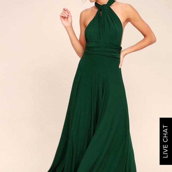 Lulu’s Tricks of the Trade Forest Green Maxi Dress - Picture 5 of 8